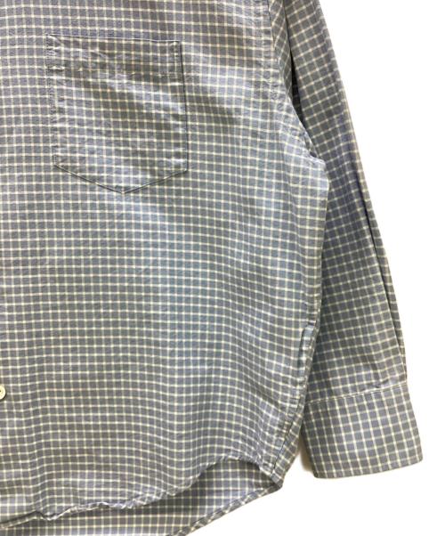 ami（アミ）ami (アミ) チェックシャツ ブルー サイズ:40の古着・服飾アイテム
