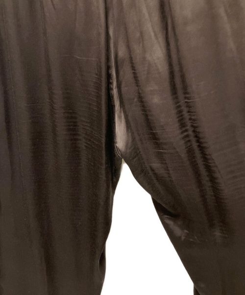 CELINE（セリーヌ）CELINE (セリーヌ) ロゴワッペン付 サイドライン アスレチックパンツ ブラウン サイズ:34の古着・服飾アイテム