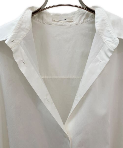 THE ROW（ザ ロウ）THE ROW (ザ ロウ) コットンロングシャツ ホワイト サイズ:XSの古着・服飾アイテム
