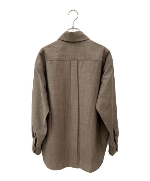 THE ROW（ザ ロウ）THE ROW (ザ ロウ) ウールシャツ チャコールグレーの古着・服飾アイテム