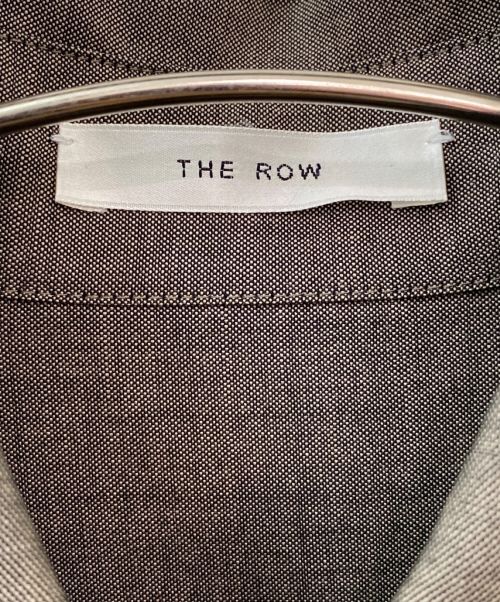 THE ROW（ザ ロウ）THE ROW (ザ ロウ) ウールシャツ チャコールグレーの古着・服飾アイテム