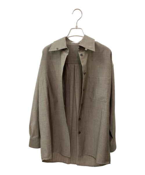 THE ROW（ザ ロウ）THE ROW (ザ ロウ) ウールシャツ チャコールグレーの古着・服飾アイテム