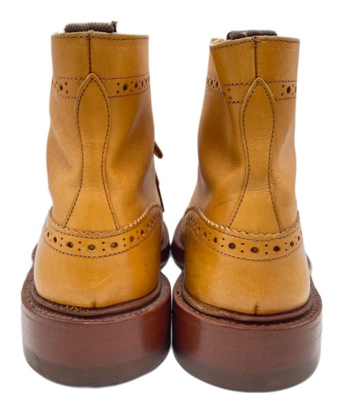 Tricker's（トリッカーズ）Tricker's (トリッカーズ) ウィングチップカントリーブーツ ベージュ サイズ:8.5の古着・服飾アイテム