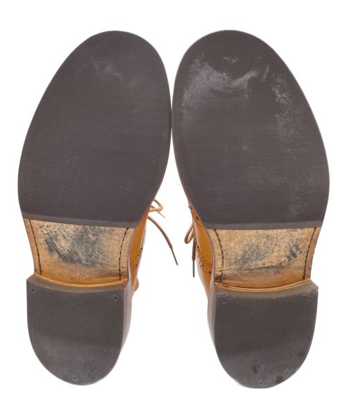 Tricker's（トリッカーズ）Tricker's (トリッカーズ) ウィングチップカントリーブーツ ベージュ サイズ:8.5の古着・服飾アイテム