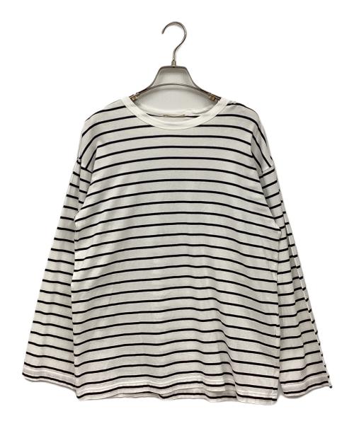 MUSE de Deuxieme Classe（ミューズ ドゥーズィエム クラス）MUSE de Deuxieme Classe (ミューズ ドゥーズィエム クラス) ボーダーTシャツ ホワイト×ブラック サイズ:FREEの古着・服飾アイテム