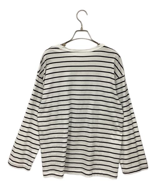 MUSE de Deuxieme Classe（ミューズ ドゥーズィエム クラス）MUSE de Deuxieme Classe (ミューズ ドゥーズィエム クラス) ボーダーTシャツ ホワイト×ブラック サイズ:FREEの古着・服飾アイテム