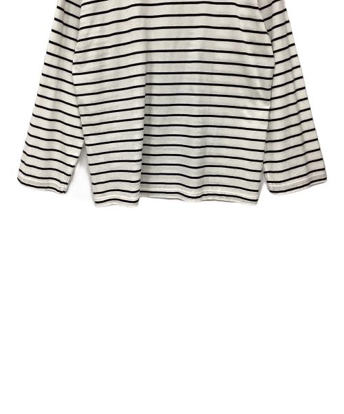MUSE de Deuxieme Classe（ミューズ ドゥーズィエム クラス）MUSE de Deuxieme Classe (ミューズ ドゥーズィエム クラス) ボーダーTシャツ ホワイト×ブラック サイズ:FREEの古着・服飾アイテム