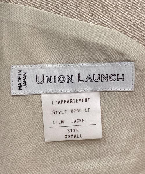 UNION LAUNCH（ユニオンランチ）UNION LAUNCH (ユニオンランチ) ダブルジャケット ベージュ サイズ:XSの古着・服飾アイテム