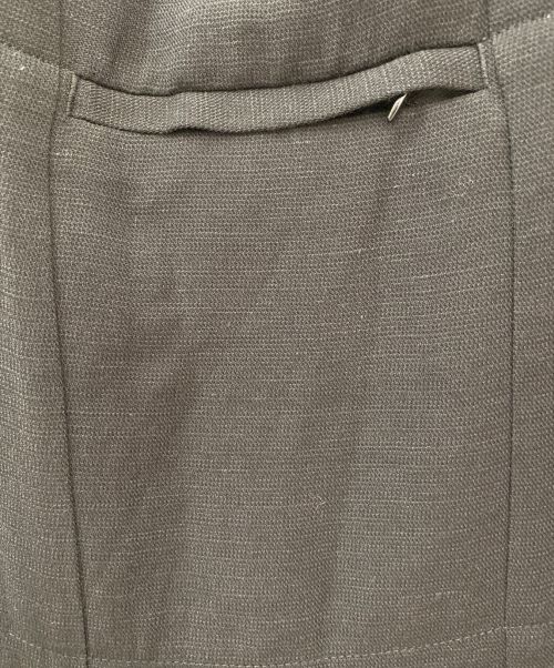 KALLMEYER（カルメイヤー）KALLMEYER (カルメイヤー) リネン混オーバーオール ブラック サイズ:Mの古着・服飾アイテム