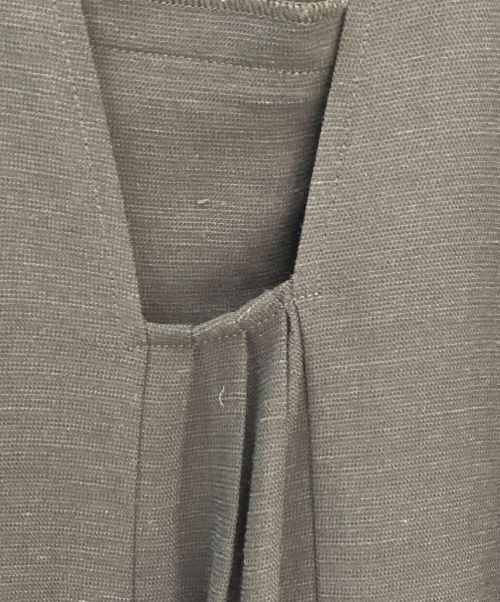 KALLMEYER（カルメイヤー）KALLMEYER (カルメイヤー) リネン混オーバーオール ブラック サイズ:Mの古着・服飾アイテム