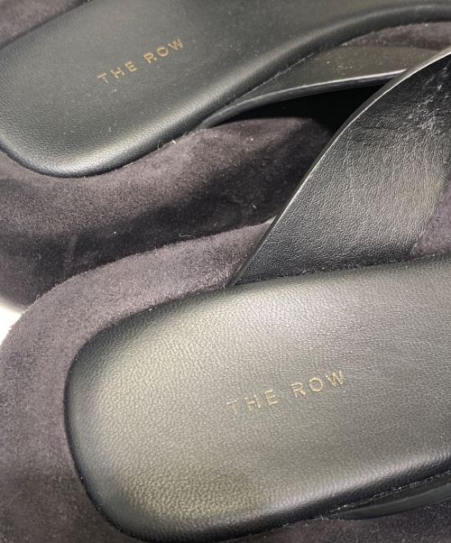THE ROW（ザ ロウ）THE ROW (ザ ロウ) GINZAトングサンダル ブラック サイズ:38の古着・服飾アイテム