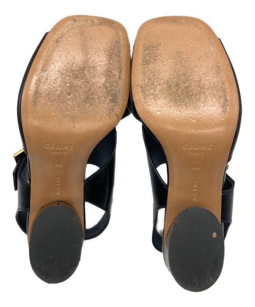 CELINE（セリーヌ）CELINE (セリーヌ) サンダル ブラック サイズ:38の古着・服飾アイテム