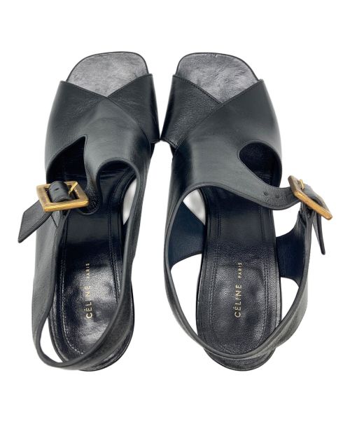 CELINE（セリーヌ）CELINE (セリーヌ) サンダル ブラック サイズ:38の古着・服飾アイテム