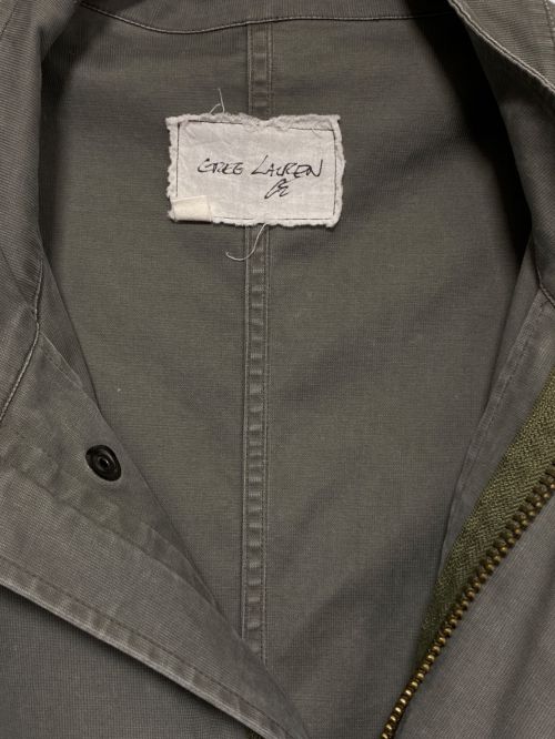GREG LAUREN（グレッグローレン）GREG LAUREN (グレッグローレン) FISHTAIL PARKA オリーブ サイズ:1の古着・服飾アイテム