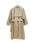 PRADA (プラダ) ラムレザートレンチコート ベージュ サイズ:36：99800円