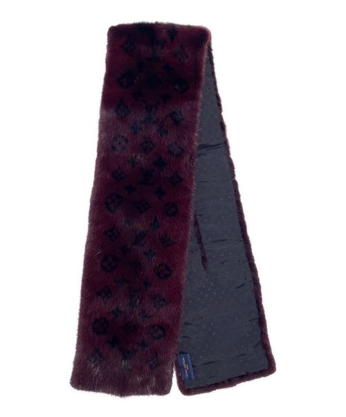 LOUIS VUITTON（ルイ ヴィトン）LOUIS VUITTON (ルイ ヴィトン) エシャルプ・モノグラム ミンク ボルドーの古着・服飾アイテム