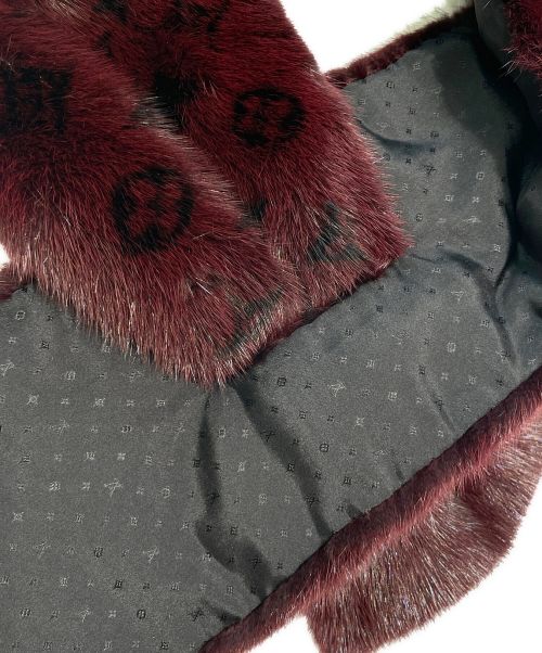 LOUIS VUITTON（ルイ ヴィトン）LOUIS VUITTON (ルイ ヴィトン) エシャルプ・モノグラム ミンク ボルドーの古着・服飾アイテム