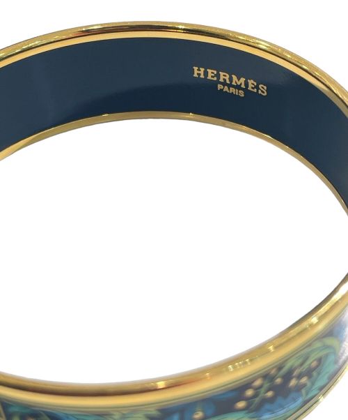 HERMES（エルメス）HERMES (エルメス) エマイユMM グリーン×ブラック サイズ:MMの古着・服飾アイテム