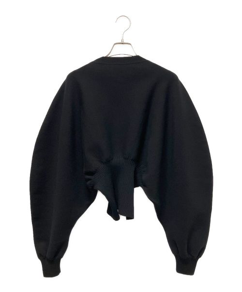 BOTTEGA VENETA（ボッテガベネタ）BOTTEGA VENETA (ボッテガベネタ) Puff Sleeve Sweater ブラック サイズ:Mの古着・服飾アイテム