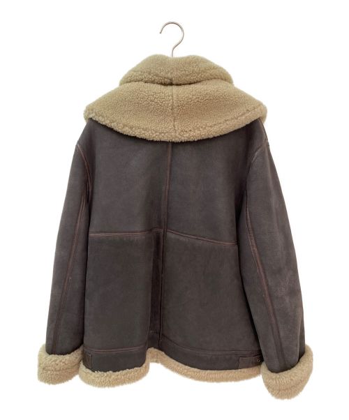 Forte Dei Marmi Couture（フォルテデイマルミ）Forte Dei Marmi Couture (フォルテデイマルミ) ムートンジャケット ブラウン サイズ:44の古着・服飾アイテム