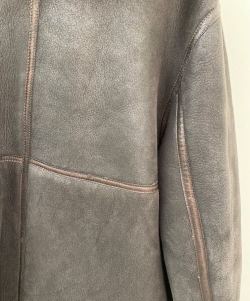 Forte Dei Marmi Couture（フォルテデイマルミ）Forte Dei Marmi Couture (フォルテデイマルミ) ムートンジャケット ブラウン サイズ:44の古着・服飾アイテム