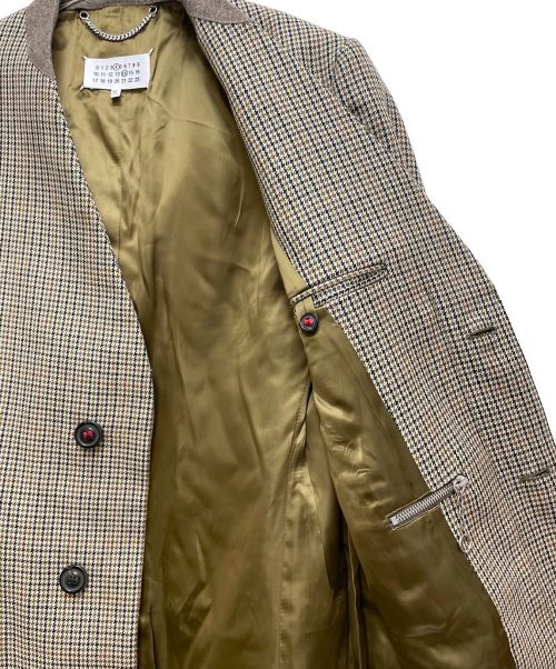 Maison Margiela（メゾンマルジェラ）Maison Margiela (メゾンマルジェラ) ノーカラーロングコート ベージュ サイズ:42の古着・服飾アイテム