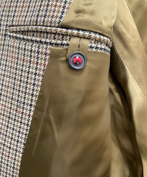 Maison Margiela（メゾンマルジェラ）Maison Margiela (メゾンマルジェラ) ノーカラーロングコート ベージュ サイズ:42の古着・服飾アイテム