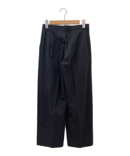 THE ROW（ザ ロウ）THE ROW (ザ ロウ) Igor Pants/タックワイドパンツ ブラックの古着・服飾アイテム