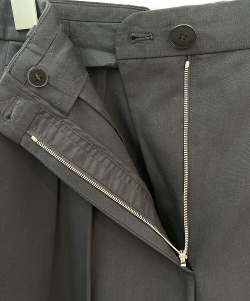 THE ROW（ザ ロウ）THE ROW (ザ ロウ) Igor Pants/タックワイドパンツ ブラックの古着・服飾アイテム