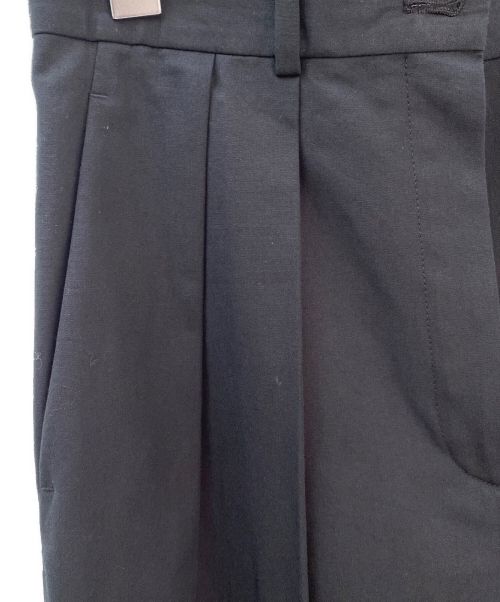 THE ROW（ザ ロウ）THE ROW (ザ ロウ) Igor Pants/タックワイドパンツ ブラックの古着・服飾アイテム
