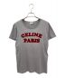 CELINE（セリーヌ）の古着「プリントロゴTシャツ」｜グレー
