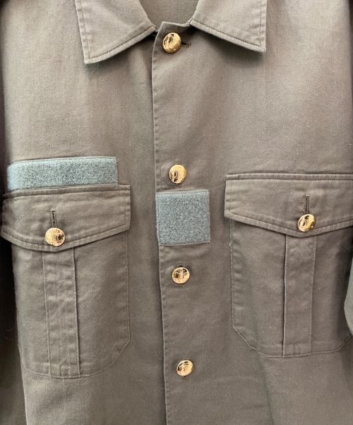CELINE（セリーヌ）CELINE (セリーヌ) ミリタリーシャツ オリーブ サイズ:36の古着・服飾アイテム