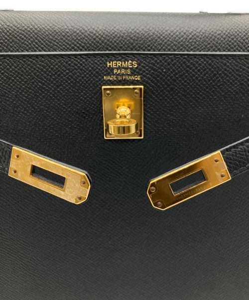 HERMES（エルメス）HERMES (エルメス) ケリー25 外縫い/ハンドバッグ ブラック サイズ:25の古着・服飾アイテム