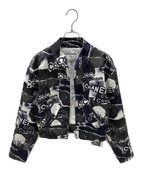 CHANEL（シャネル）CHANEL (シャネル) ジャケット ブラック×グレー サイズ:34の古着・服飾アイテム