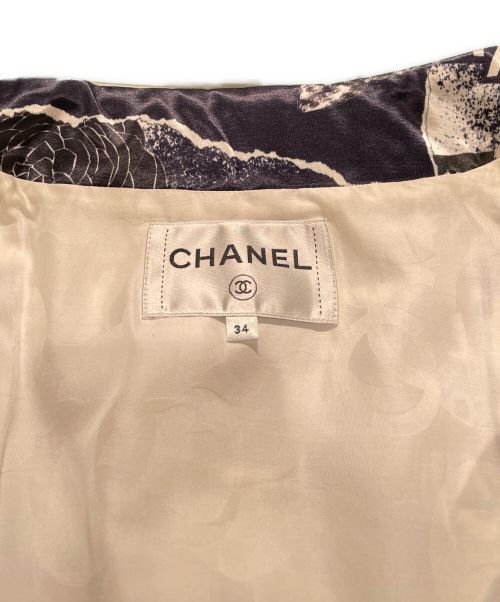 CHANEL（シャネル）CHANEL (シャネル) ジャケット ブラック×グレー サイズ:34の古着・服飾アイテム