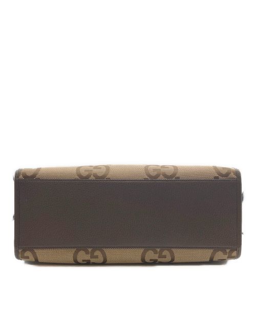 GUCCI（グッチ）GUCCI (グッチ) ジャンボGGトートバッグ ブラウン サイズ:-の古着・服飾アイテム