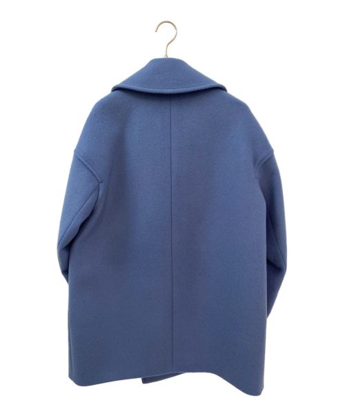 ebure（エブール）ebure (エブール) Ron Herman (ロンハーマン) Pコート ブルー サイズ:36の古着・服飾アイテム