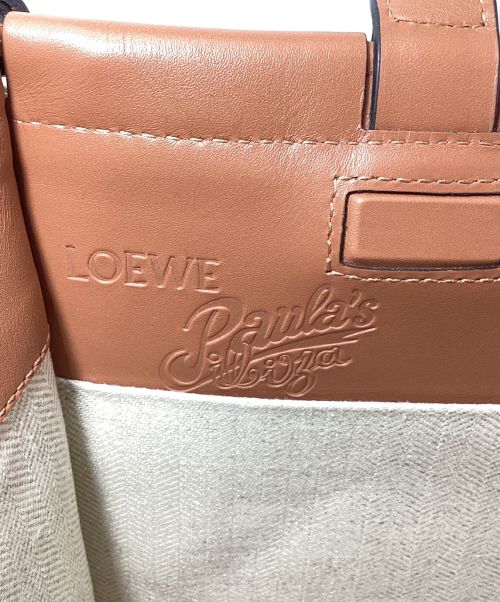 LOEWE（ロエベ）LOEWE (ロエベ) クッショントートバッグ ブラウン サイズ:-の古着・服飾アイテム