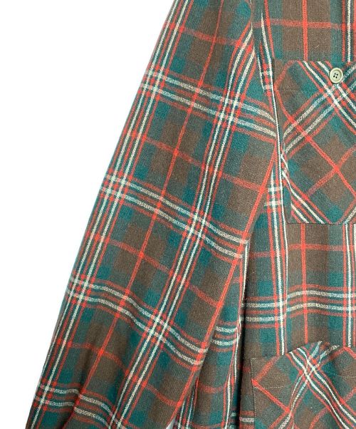 GUCCI（グッチ）GUCCI (グッチ) WOOL ZIP UP SHIRT  レッド サイズ:48の古着・服飾アイテム