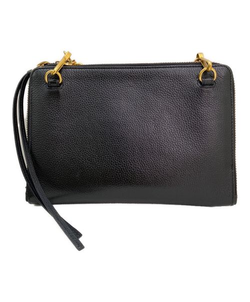 BALENCIAGA（バレンシアガ）BALENCIAGA (バレンシアガ) ネオクラシックストラップ付きポーチ ブラックの古着・服飾アイテム