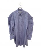 MYLANマイラン）の古着「Oversized Shirt Dress」｜ブルー