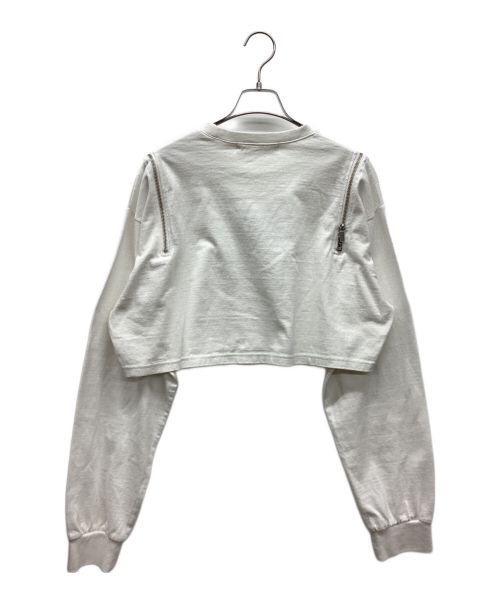 PRANK PROJECT（プランクプロジェクト）PRANK PROJECT (プランクプロジェクト) ロゴエンブロイダリーピグメントオーバートップ ホワイト サイズ:Freeの古着・服飾アイテム