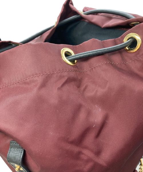 BURBERRY（バーバリー）BURBERRY (バーバリー) バックパック ボルドーの古着・服飾アイテム