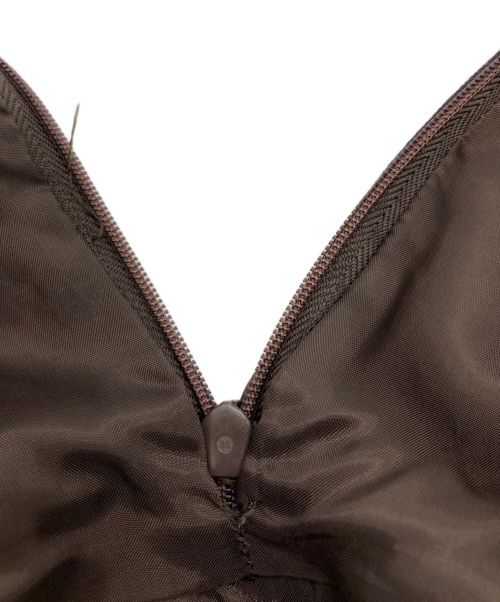 MIU MIU（ミュウミュウ）MIU MIU (ミュウミュウ) ノースリーブワンピース ブラウン サイズ:SIZE　38の古着・服飾アイテム