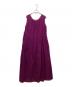 ANAYI (アナイ) シルクコットンティアードワンピース パープル サイズ:36：7000円