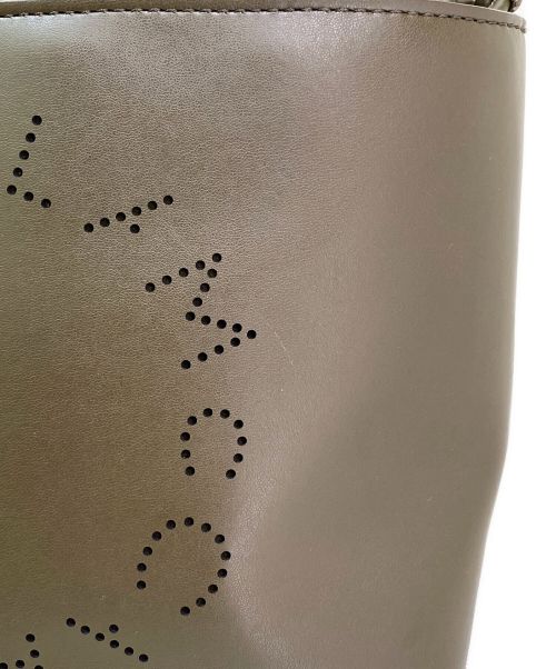 STELLA McCARTNEY（ステラマッカートニー）STELLA McCARTNEY (ステラマッカートニー) ノッテッドロゴバッグ オリーブの古着・服飾アイテム