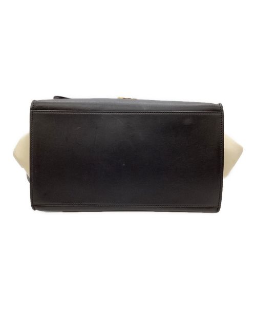 CELINE（セリーヌ）CELINE (セリーヌ) 2WAYバッグ/トラペーズ ブルー×ネイビー×ホワイトの古着・服飾アイテム