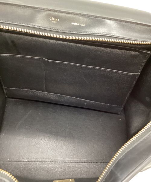 CELINE（セリーヌ）CELINE (セリーヌ) 2WAYバッグ/トラペーズ ブルー×ネイビー×ホワイトの古着・服飾アイテム