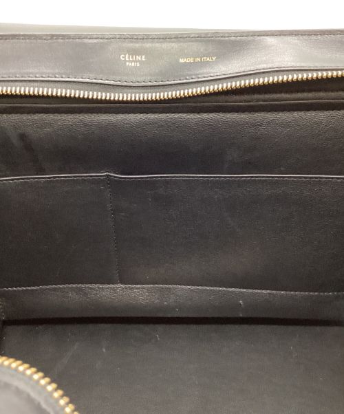 CELINE（セリーヌ）CELINE (セリーヌ) 2WAYバッグ/トラペーズ ブルー×ネイビー×ホワイトの古着・服飾アイテム