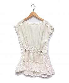 Apuweiser-riche（アプワイザーリッシェ）の古着「ブラウス」｜アイボリー